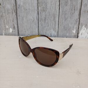 Marc New York Sunglasses Women Polarized Tortoise Wrap Shield Shades